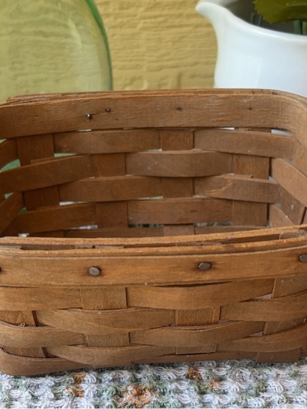 Longaberger handwoven basket